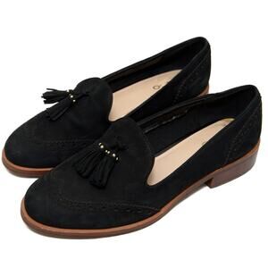 Aldo Aferinna Black Tassel Oxford Loafers Flats Size 8